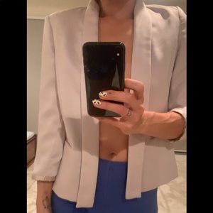 Reiss Small open shawl collar blazer